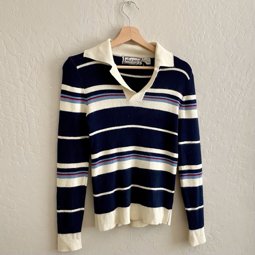 Vintage 70s 80s Striped Sweater